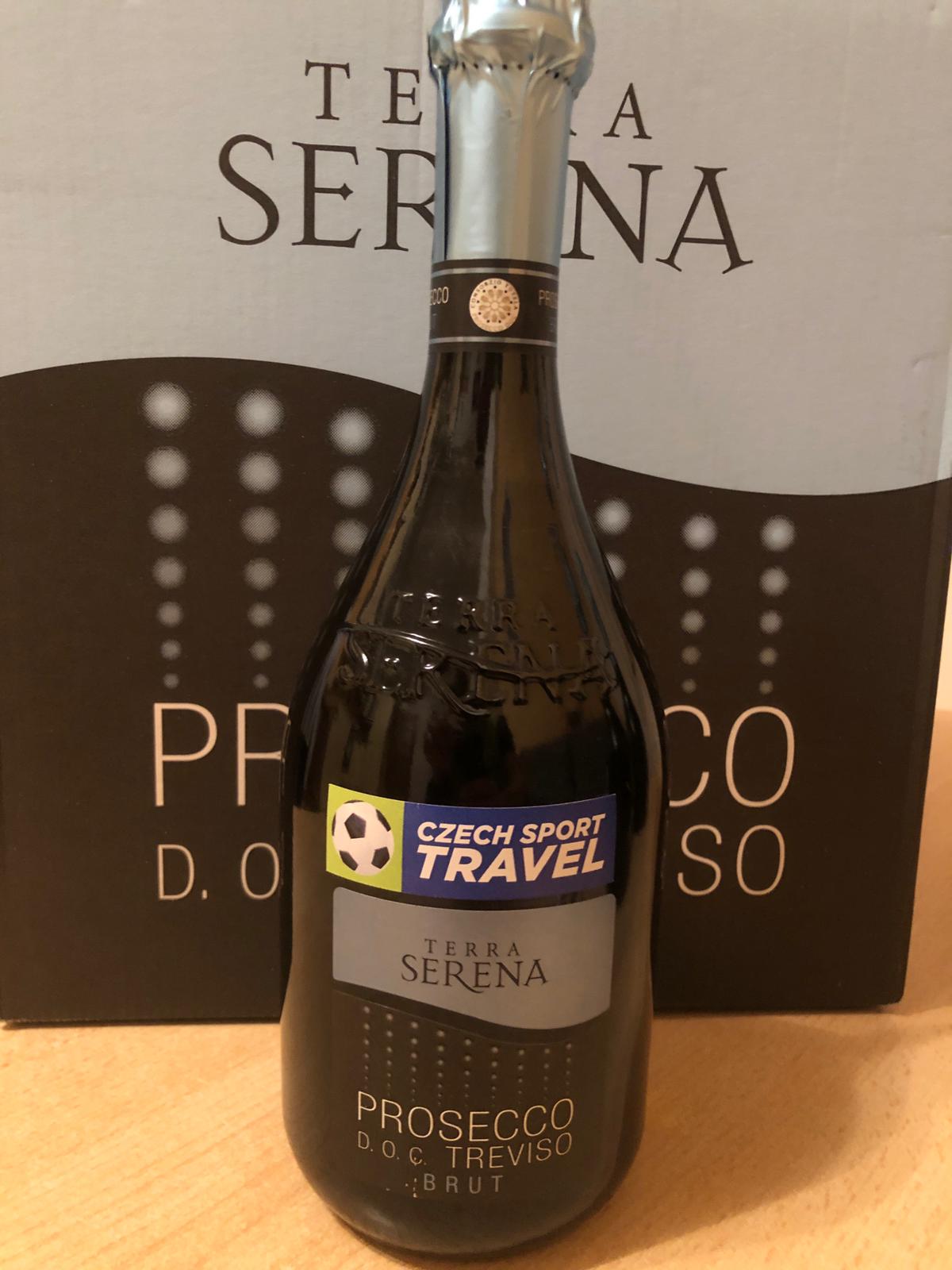 Láhev 0,75 l italského prosecca s etiketou