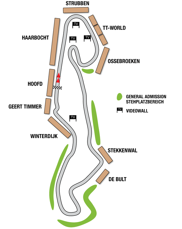 Vstupenky na Moto GP - Velká cena Nizozemska 2022