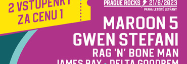 GWEN STEFANI, MAROON 5, RAG 'N'BONE MAN, JAMES BAY, DELTA GOODREM, VOJTĚCH DYK, LAKE MALAWI