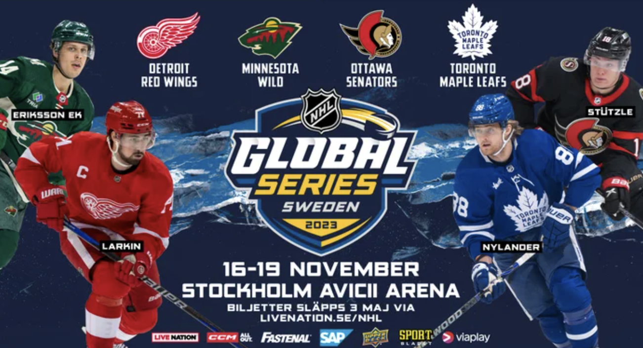 Zájezd na NHL Global Series 2023: Detroit Red Wings - Ottawa Senators odlet z Vídně