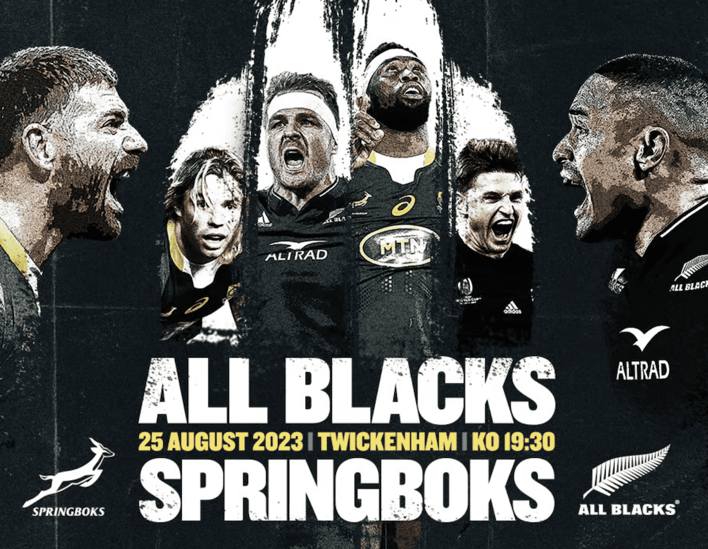 Vstupenky na rugby: Nový Zéland (All Blacks) - Jižní Afrika (Springboks) 