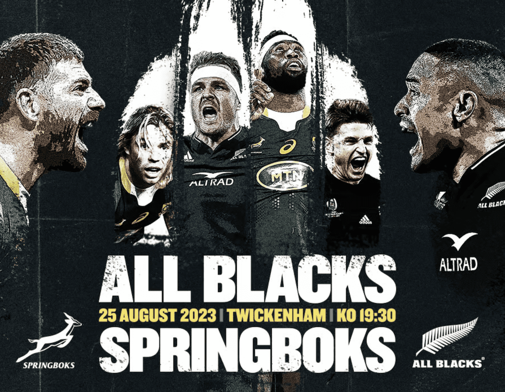 Vstupenky na rugby: Nový Zéland (All Blacks) - Jižní Afrika (Springboks)