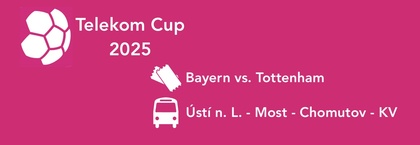 BAYERN MNICHOV - TOTTENHAM | Telekom Cup | trasa severní Čechy - K. Vary