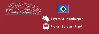 BAYERN MNICHOV - HAMBURGER SV | trasa Čechy