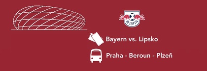 BAYERN MNICHOV - RB LIPSKO | trasa Čechy