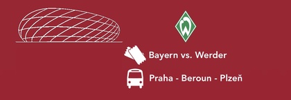 BAYERN MNICHOV - WERDER BREMEN | trasa Čechy