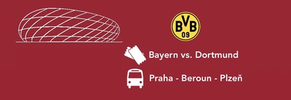 BAYERN MNICHOV - BORUSSIA DORTMUND | trasa Čechy