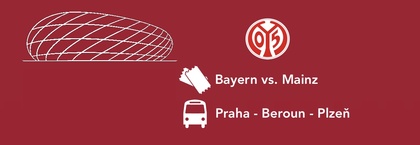 BAYERN MNICHOV - 1. FSV MAINZ 05 | trasa Čechy