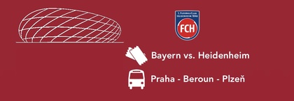 BAYERN MNICHOV - 1. FC HEIDENHEIM | trasa Čechy