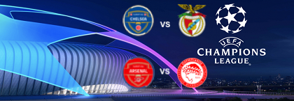 CHELSEA - BENFICA & ARSENAL - OLYMPIACOS