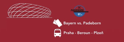 BAYERN MNICHOV - SC PADERBORN | trasa Čechy
