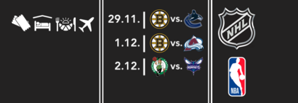 NHL: Boston Bruins - Vancouver & Colorado | Pasta vs. Hronek a Nečas | NBA: Celtics - Hornets